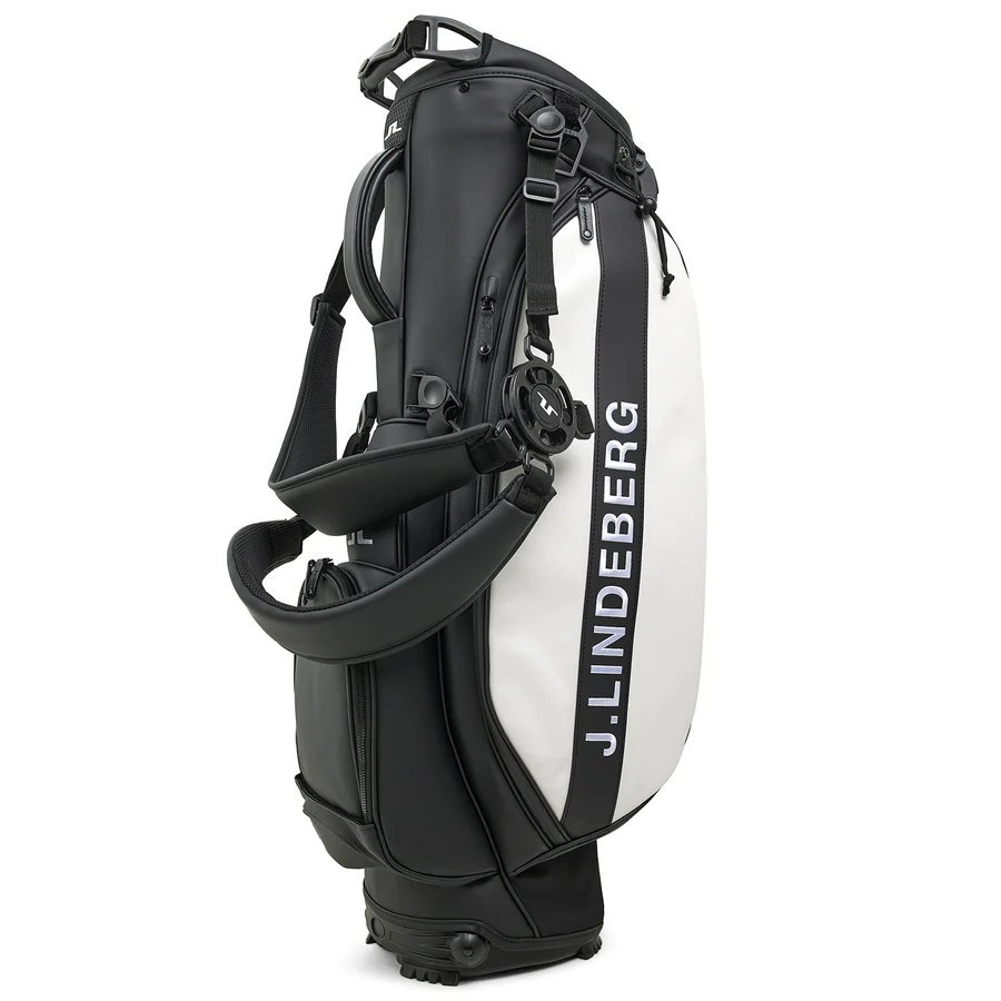 1円/現品限り★J.LINDEBERG ジェイリンドバーグ VESSEL コラボ Play Stand Golf Bag スタンドバッグ ブラック 9型 GMAC08060★_画像5