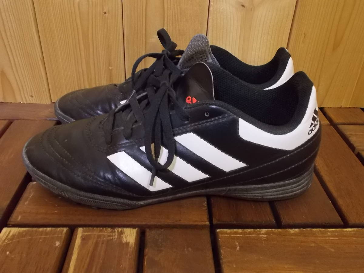 b907*adidas футбол тренировочная обувь * размер 22.5 чёрный цвет Kids ребенок Junior Adidas Goletto шиповки AQ4304 5J