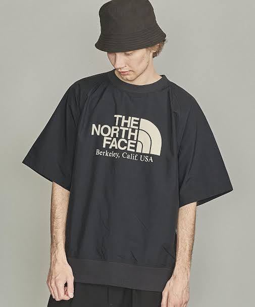 【希少】THE NORTH FACE PURPLE LABEL H/S Crew Neck NP2024N Black オーバー半袖Tシャツ Mサイズ ザ・ノースフェイス パープルレーベル _画像1