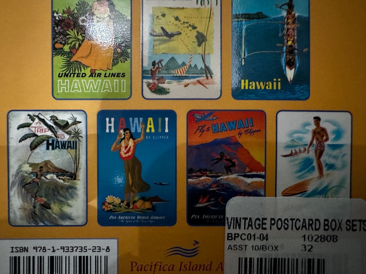 ハワイアンポスカード　10枚セットHawaiian Vintage Travel Posters