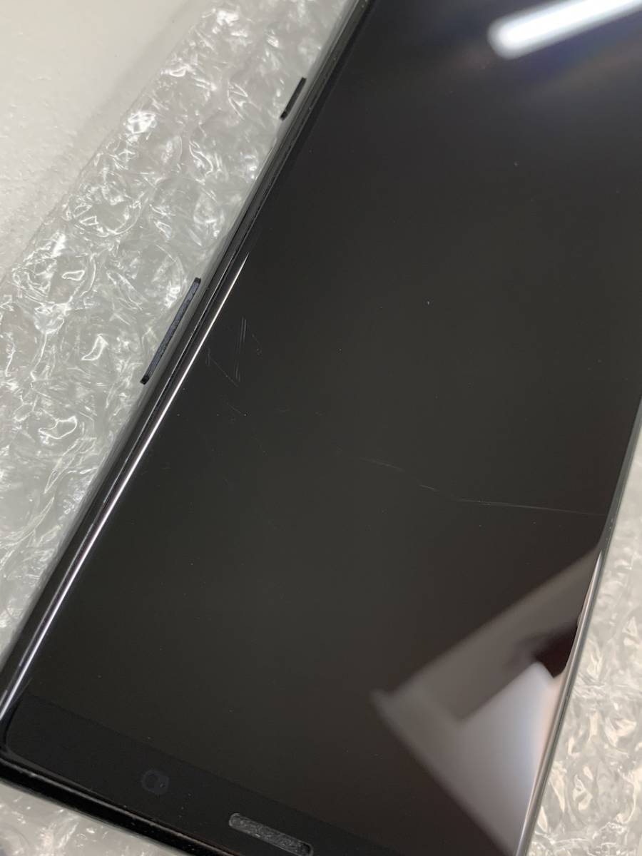 ★激安 Xperia 5 64GB SIMロック解除済み 最大容量良好 格安SIM可 docomo SO-01M ブラック OR1124 D-3