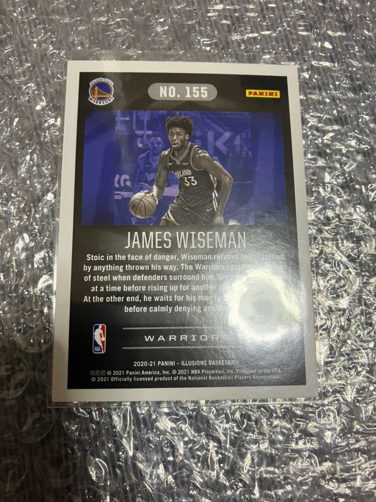 NBAカード PANINI illusions JAMES WISEMAN RC_画像2