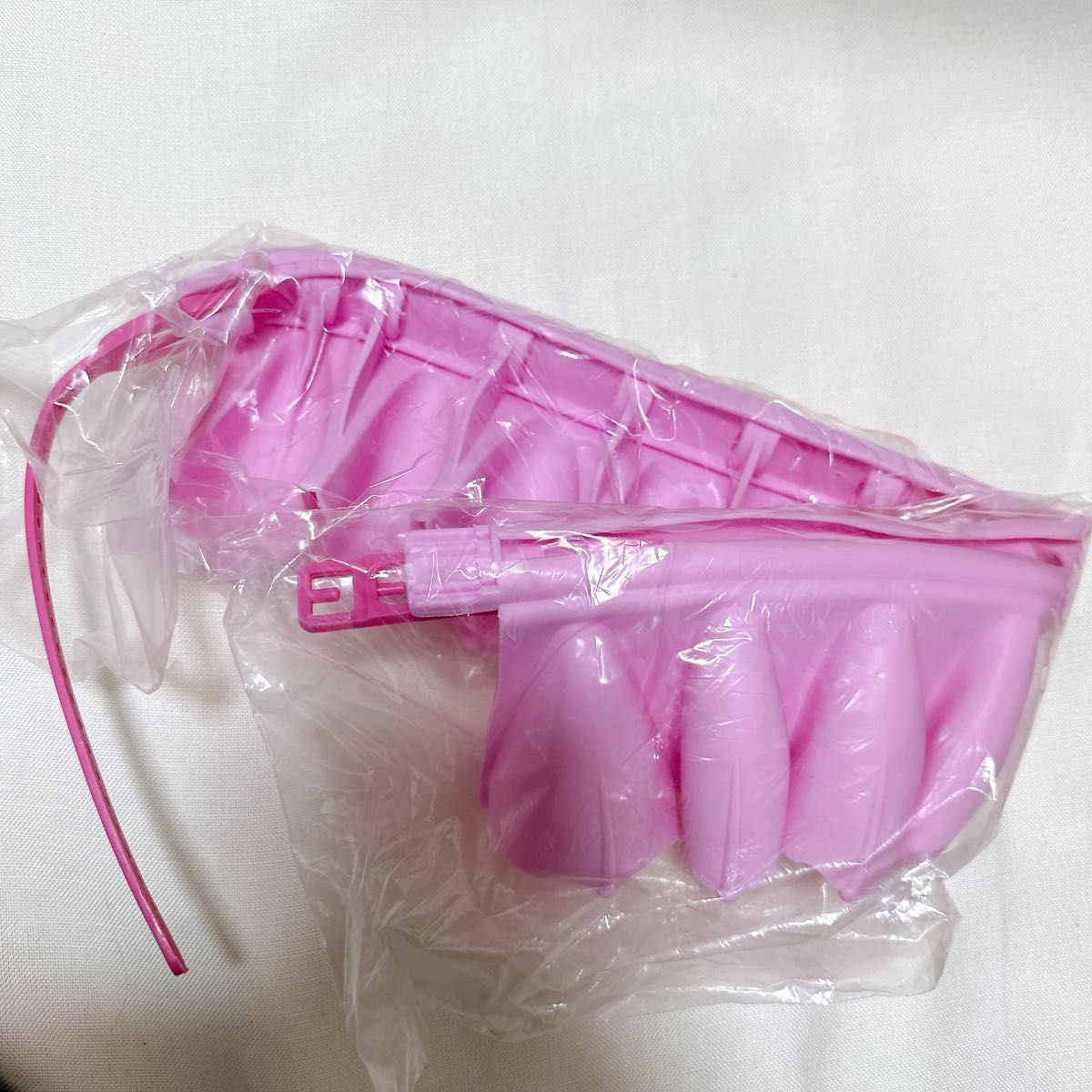 シャンプーハット シャワー お風呂 保護キャップ ソフト サイズ調整可能　ピンク　幼児ベイビー