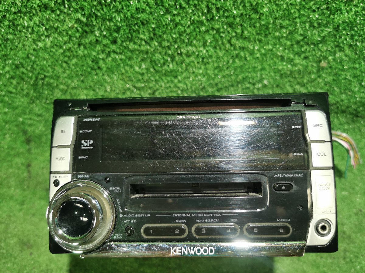 ☆KENWOOD ケンウッド DPX-50MD ラジオ CD MD AUX ダイハツ 純正オプションの画像4