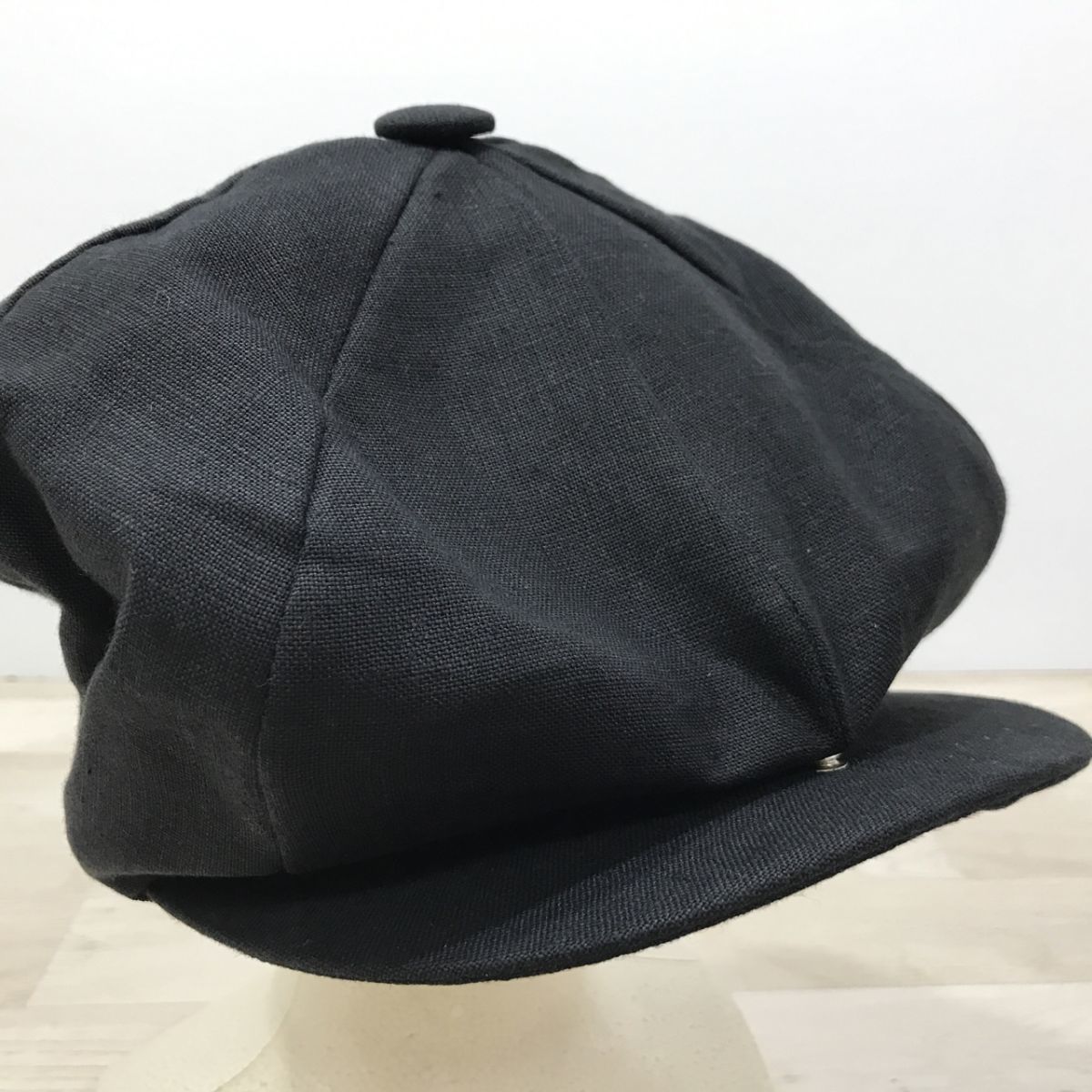 ニューヨークハット NEW YORK HAT キャスケット 帽子 ブラック リネン[N7838]_画像5