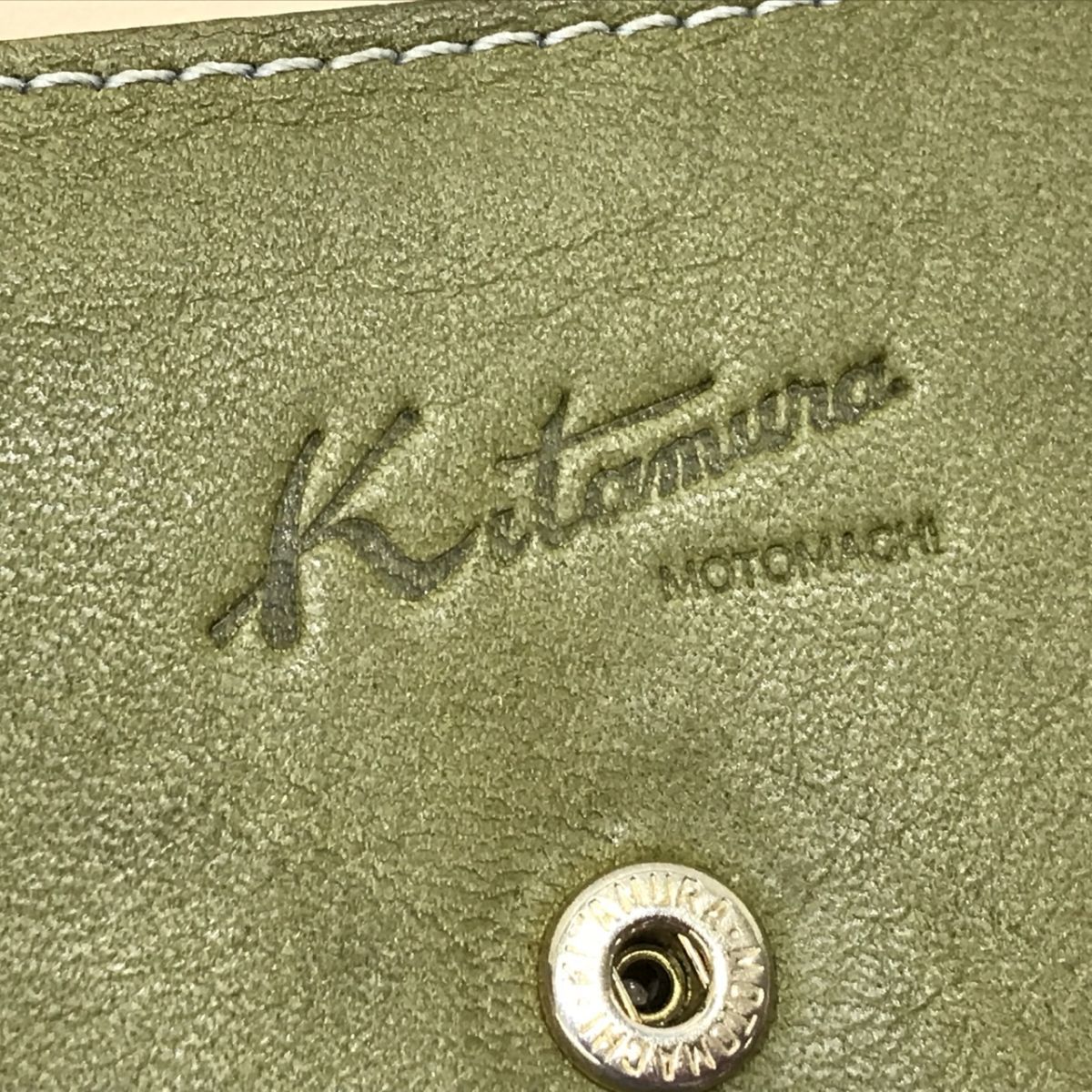 Kitamura キタムラ レザー 折財布 二つ折り財布[N7825]_画像6