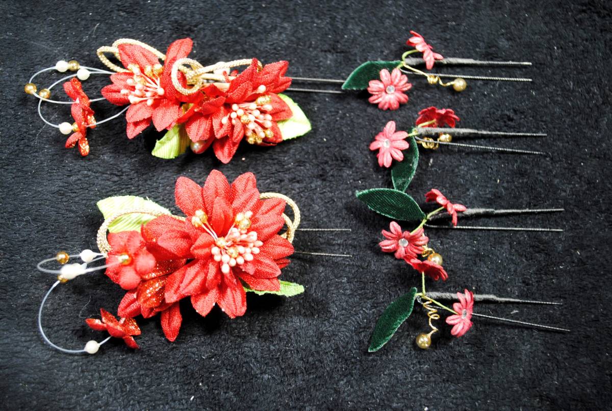 *. 417* Japanese clothes. hair ornament 5 point * ornamental hairpin / chopsticks / barrette / hair accessory / kimono small articles / kimono / fashion 