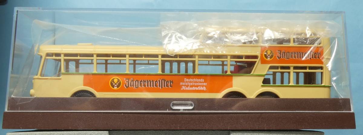 宅急便コンパクト発送 BREKINA 6202 Buessing 11/2デッカーバス Jaegermeister 中古・現状・1輌_画像9