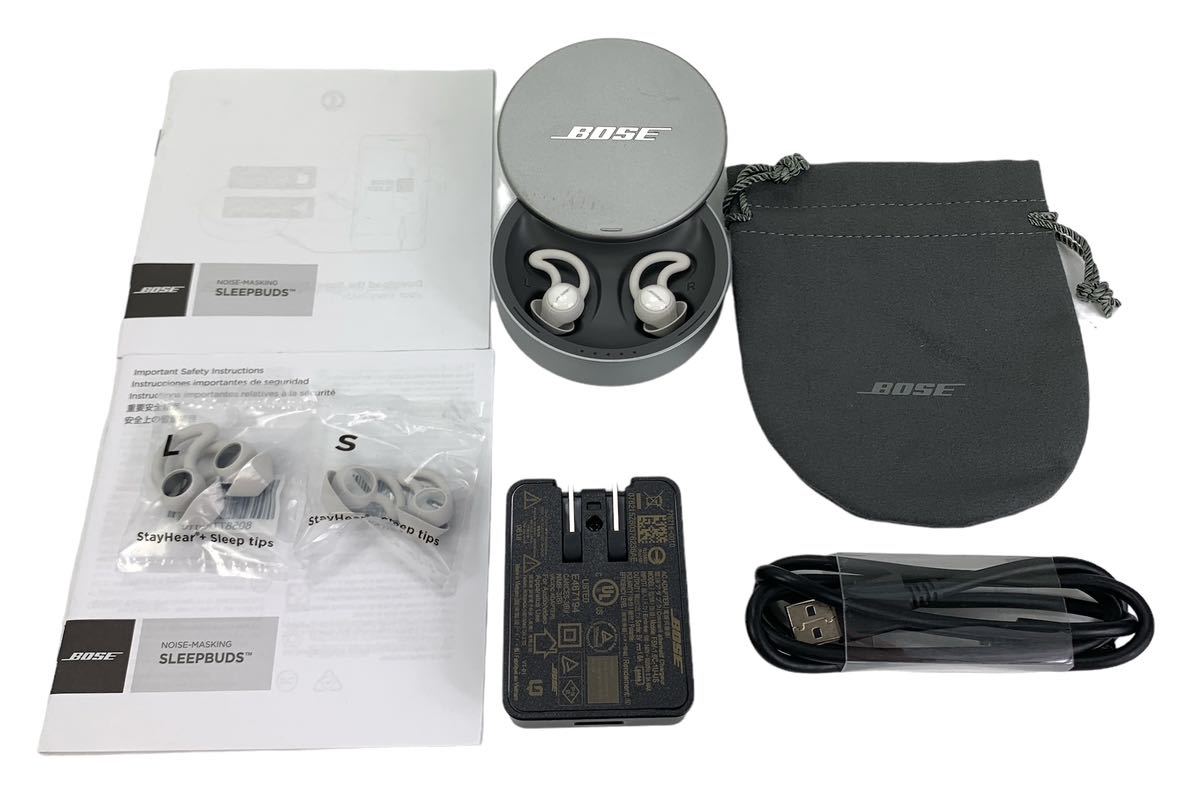 希少 黒入荷！ ボーズ 【動作品】BOSE Sleepbuds ノイズマスキング