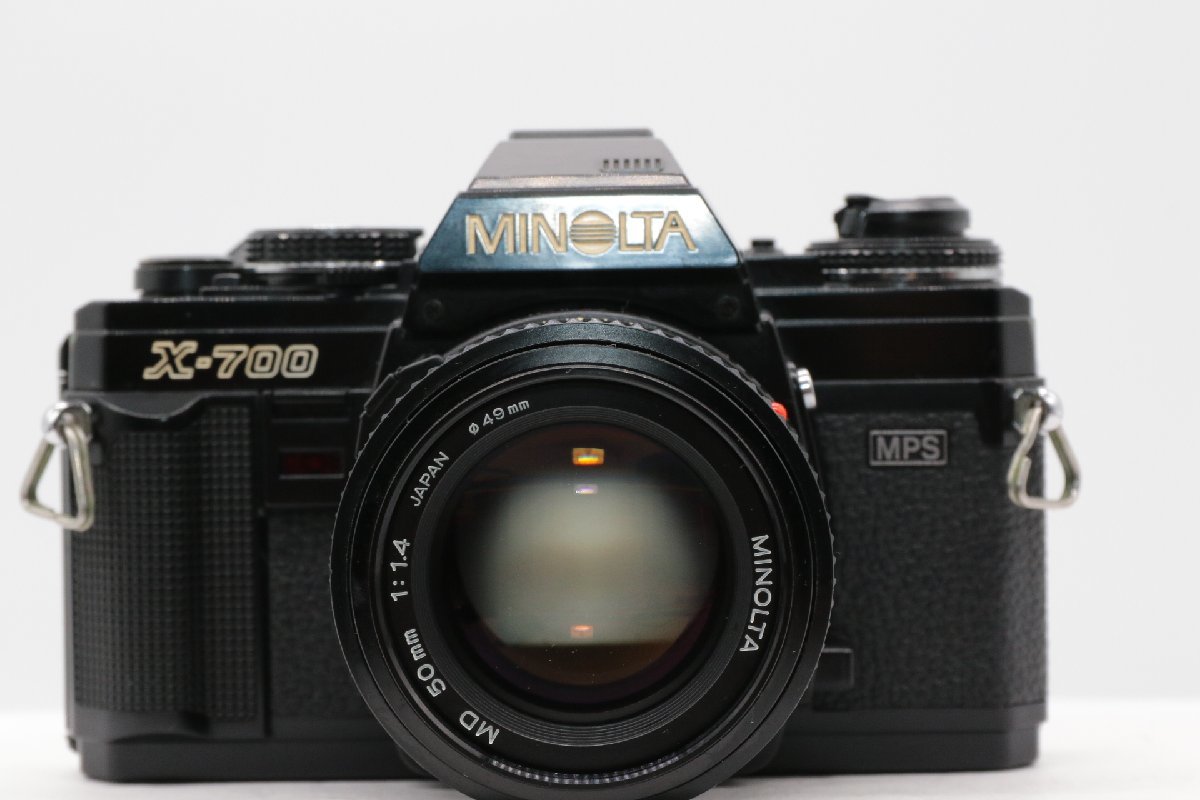 同梱歓迎【良品/動作品/逸品】MINOLTA ミノルタ NEW X-700 + NEW MD 50MM F1.4 (フィルム１本付）#4058の画像2