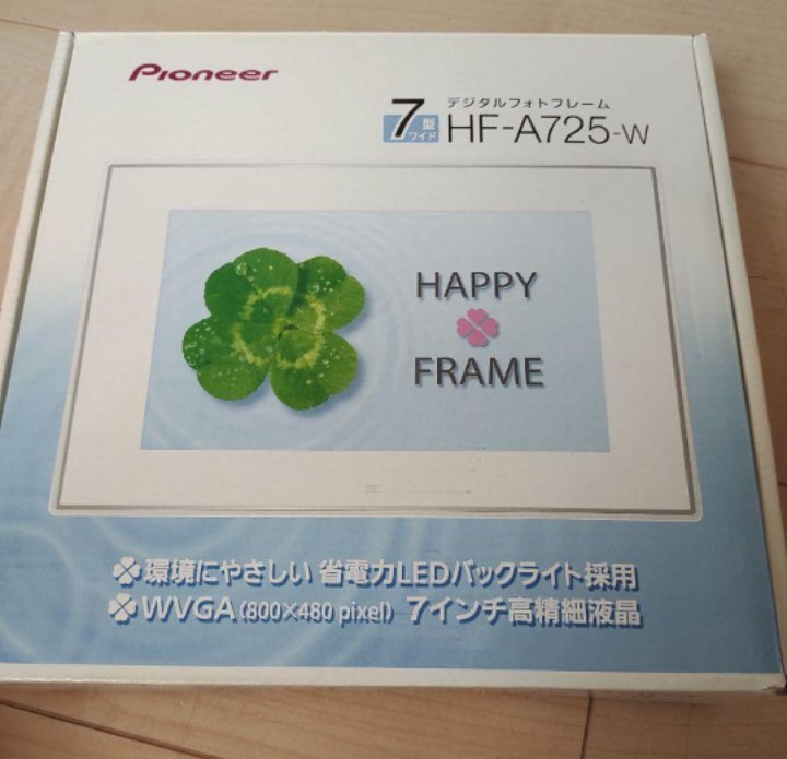 デジタルフォトフレーム Pioneer HF-A725-w_画像1