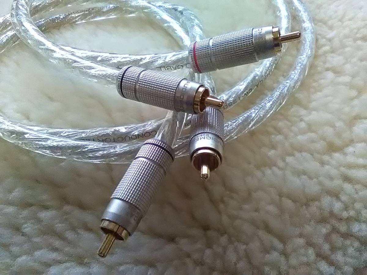  cold color group ref . Len s*NEW LITON style interconnect RCA cable 1.5M pair new goods 