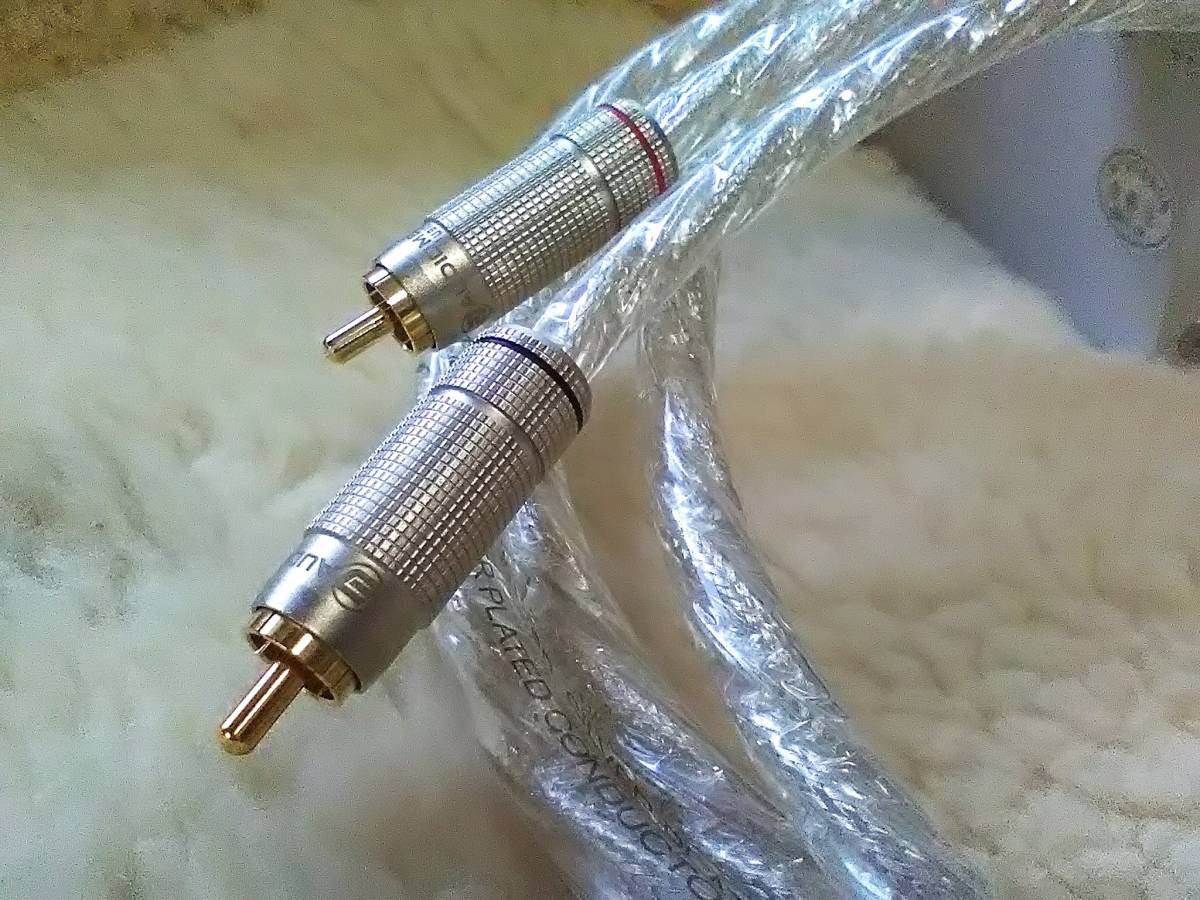  cold color group ref . Len s*NEW LITON style interconnect RCA cable 1.5M pair new goods 