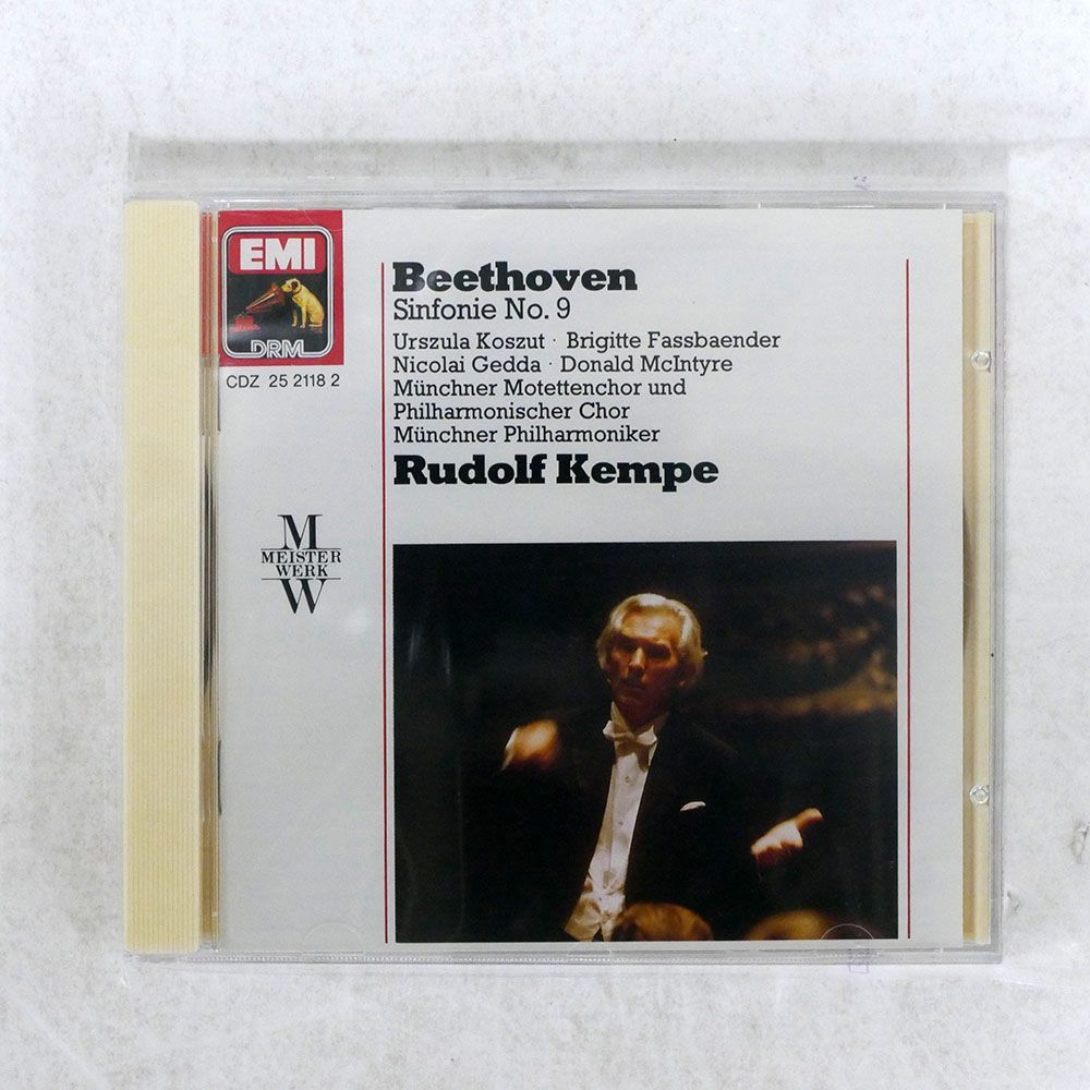 RUDOLF KEMPE/BEETHOVEN: SYMPHONY NO.9 D-MOLL, OP.125/EMI CDZ 25 2118 2 CD □_画像1