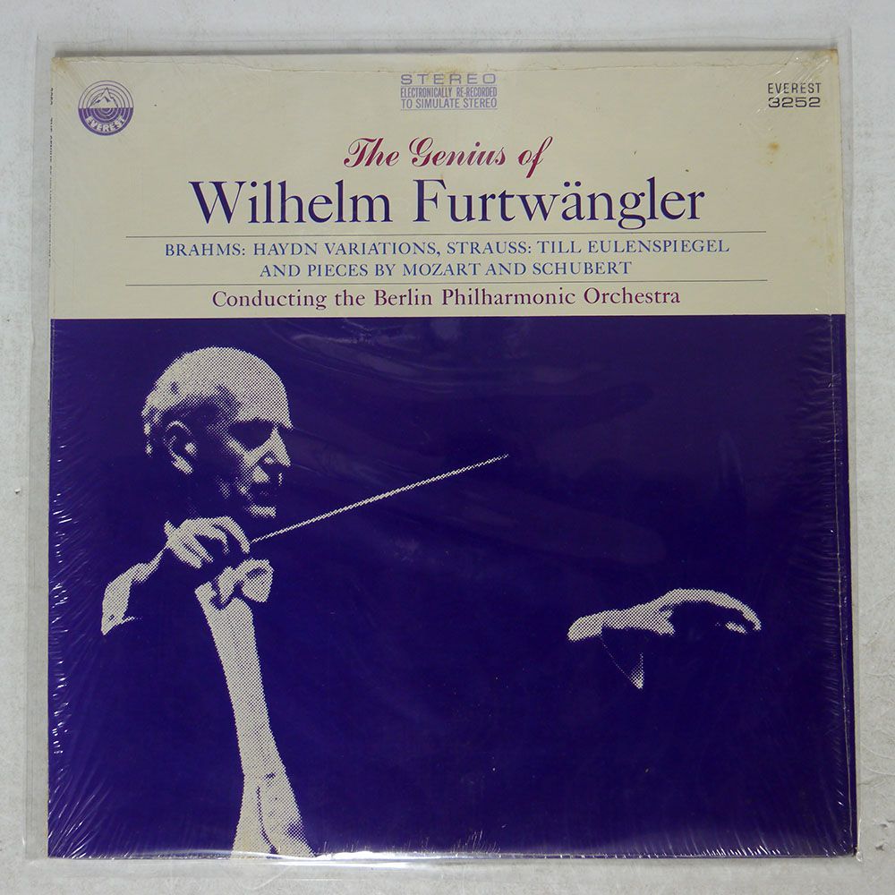 米 WILHELM FURTWANGLER/GENIUS OF WILHELM/EVEREST SDBR3252 LP_画像1