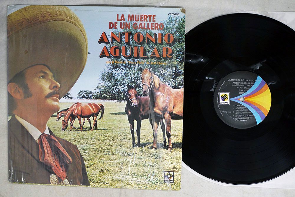 ANTONIO AGUILAR/LA MUERTE DE UN GALLERO/MUSART ED1721 LP_画像1