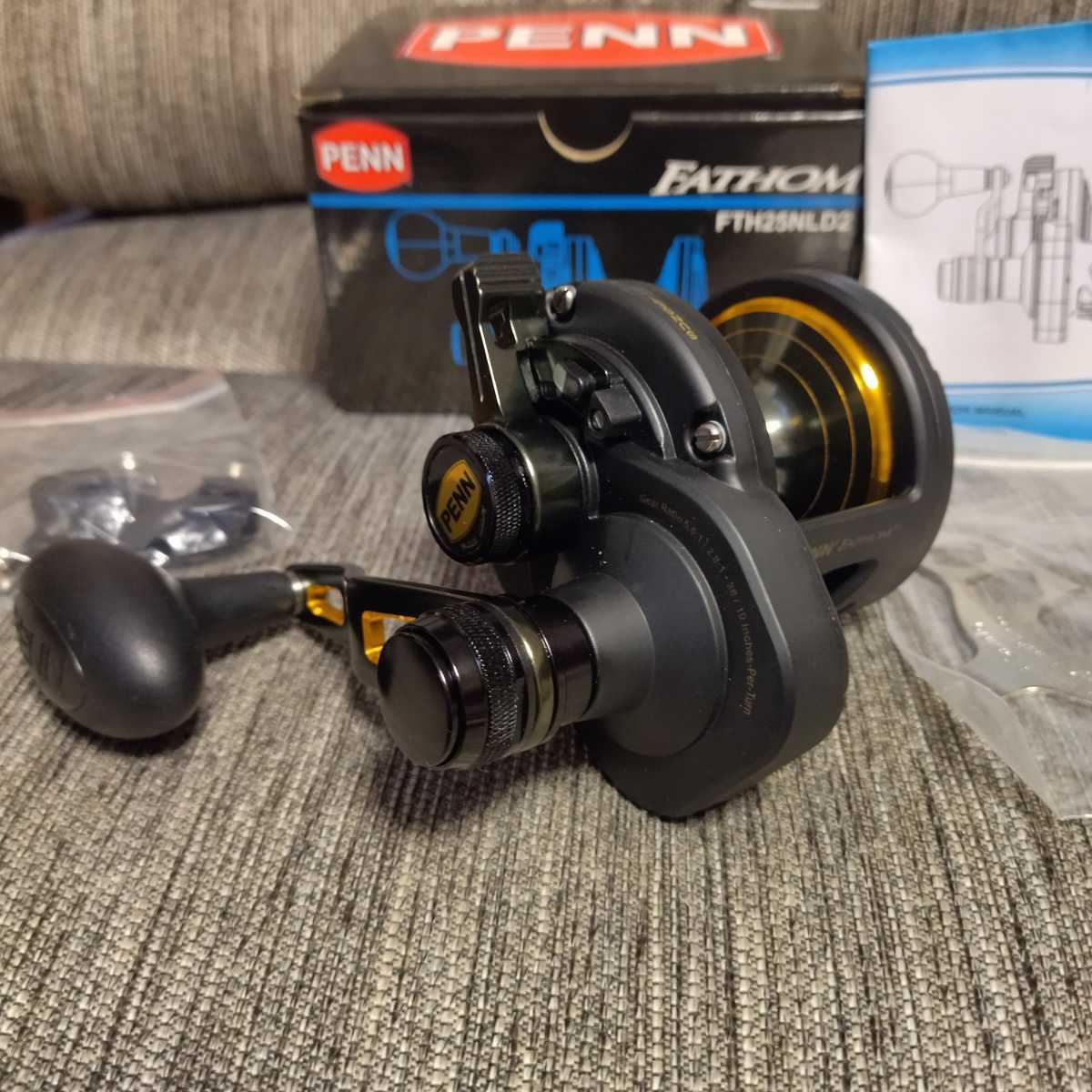 ★美品 PENN FATHOM ペン ファゾム FTH25NLD2 2SPEED レバードラグ オフショアジギング ベイトショアジギング(検索 アベット キャタリナLD)の画像1