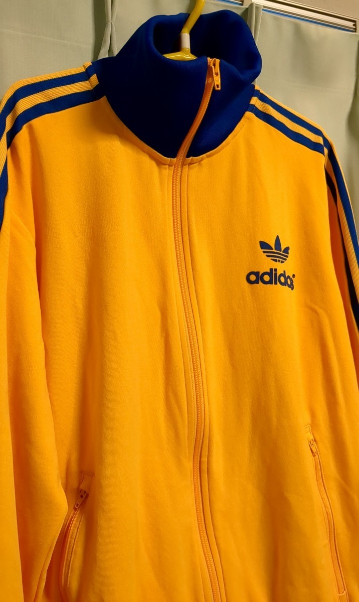 adidas Adidas спортивная куртка джерси xo(2XL) желтый активный Gold to зеркальный . il 70 переиздание желтый синий GE0852 926