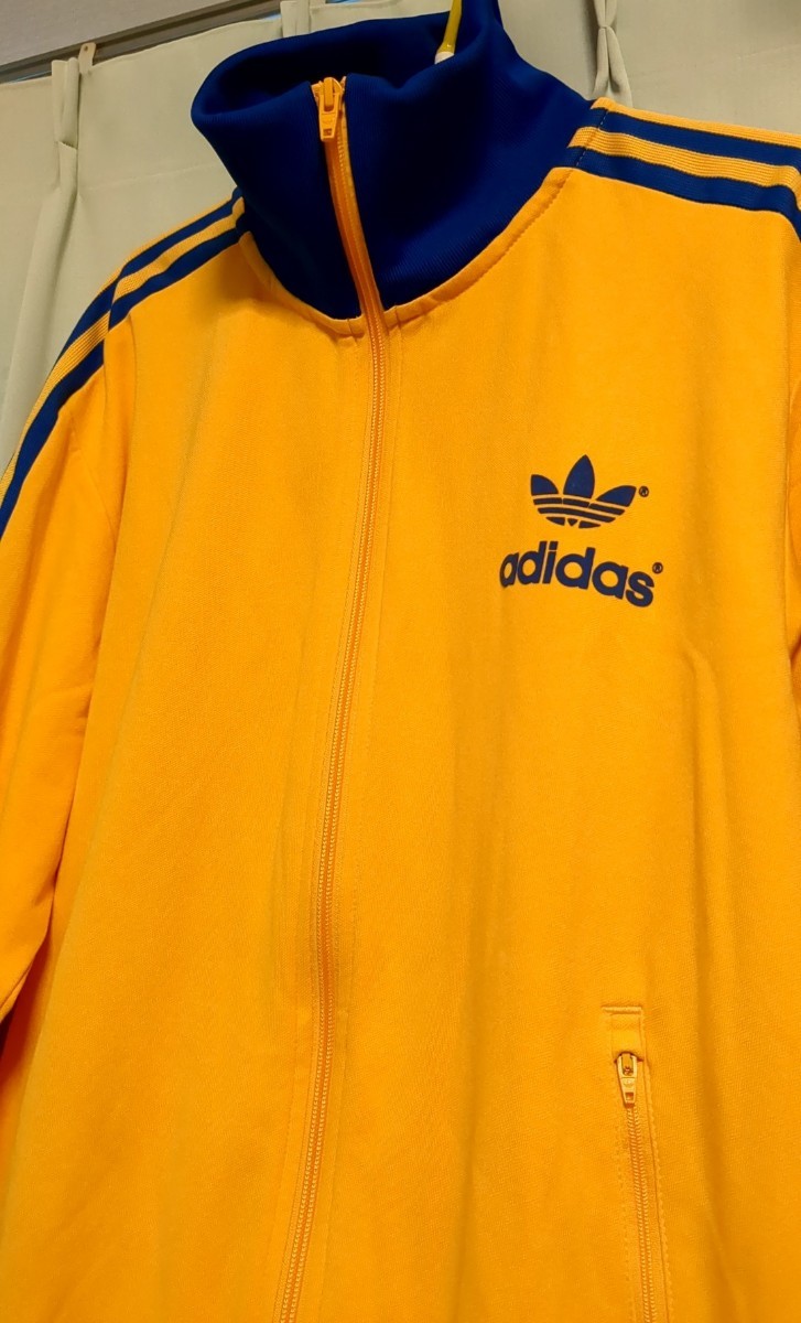 adidas Adidas спортивная куртка джерси xo(2XL) желтый активный Gold to зеркальный . il 70 переиздание желтый синий GE0852 926