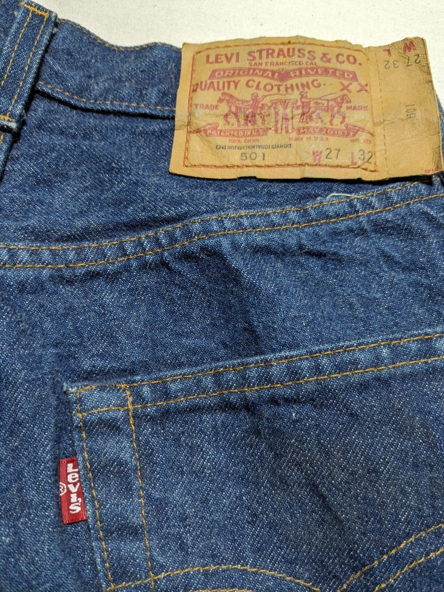 ☆1981 Levi's 501 Red Line 赤耳 ヴィンテージ 濃紺 リーバイス ☆1981 Levi's 501 Red Line 赤耳 ヴィンテージ 濃紺 リーバイス