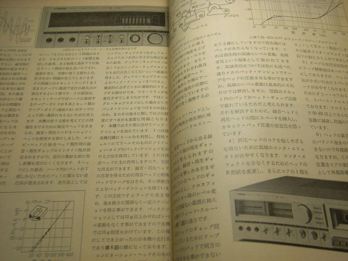  radio technology 1979 year 12 month number Nakamichi 680ZX/ Victor KD-A7/KD-A77 report Lux kit A807/ Pioneer A700 all circuit map Onkyo T-419