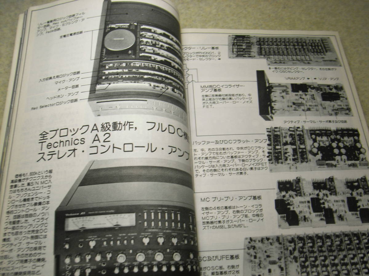 無線と実験　1977年11月号　パイオニアCT-1000/デンオンDR-750/赤井GX-266D/ティアックF-1/テクニクスA1、A2レポート　VT62/4300Bアンプ_画像6