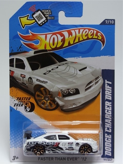 ★★★日曜夜★未開封新品★DODGE CHARGER DRIFT (第1世代金型)★MAGNAFLOW★SAMUEL HUBINETTE*SRT*MOPAR*BF GOODRICH*FASTER THAN EVER*HW_画像3