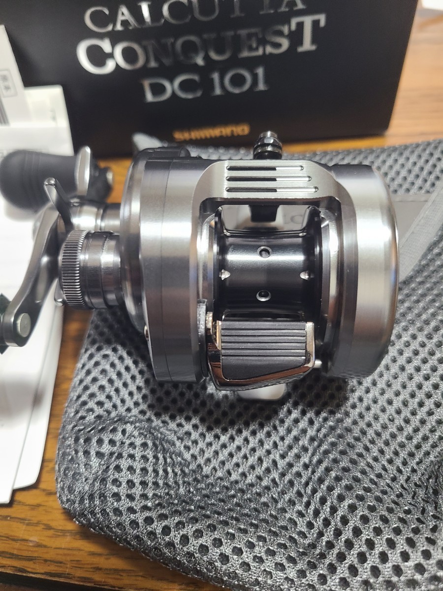 実釣未使用 シマノ 20 カルカッタコンクエスト dc 101 左ハンドル SHIMANO CALCUTTA CONQUEST _画像3