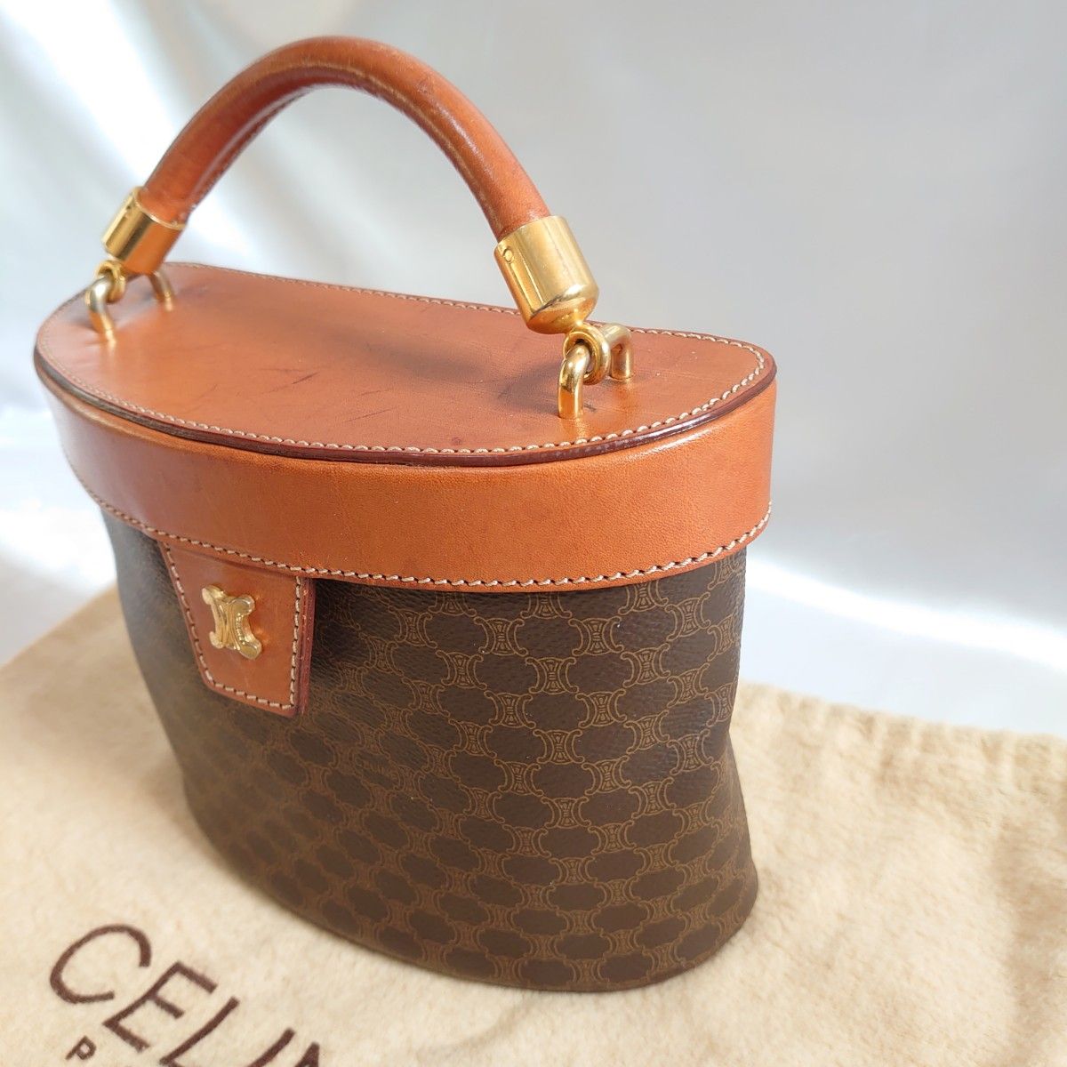 美品 CELINE マカダム柄 ポーチ バニティバッグ 2way|Yahoo 美品 CELINE マカダム柄 ポーチ バニティバッグ 2way|Yahoo