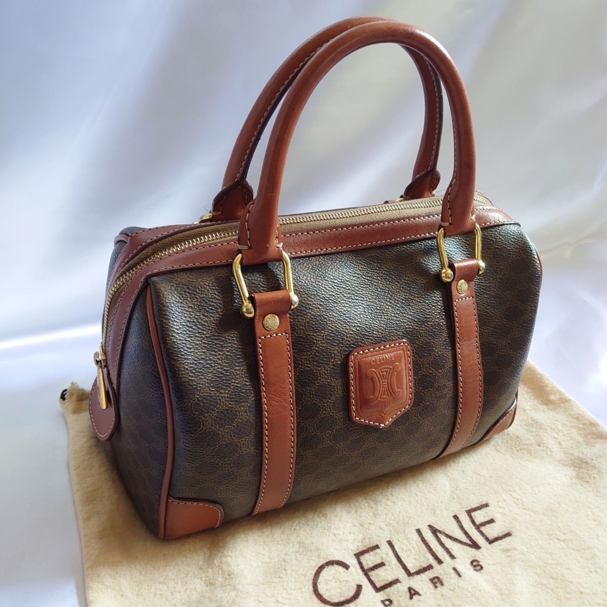 CELINE マカダム柄 ミニハンドバッグ - ハンドバッグ CELINE マカダム柄 ミニハンドバッグ - ハンドバッグ