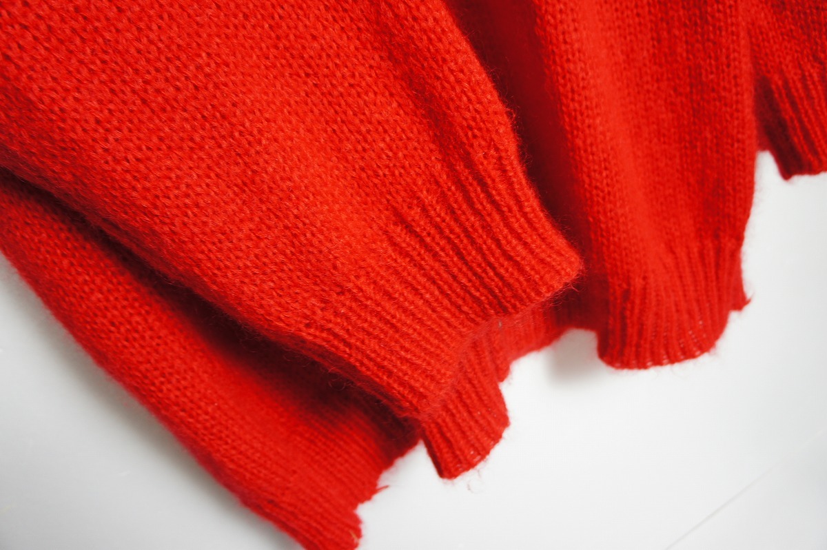 美品21AW URUウル WOOL MOHAIR CARDIGANウール モヘア ニット ロング