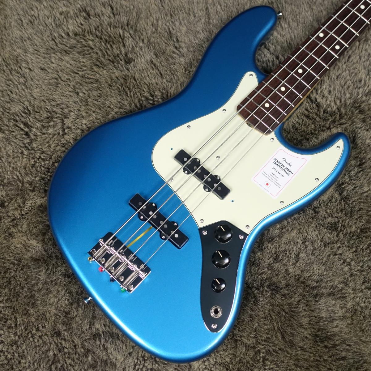 Fender Made in Japan Traditional 60s Jazz Bass Lake Placid Blue_画像1