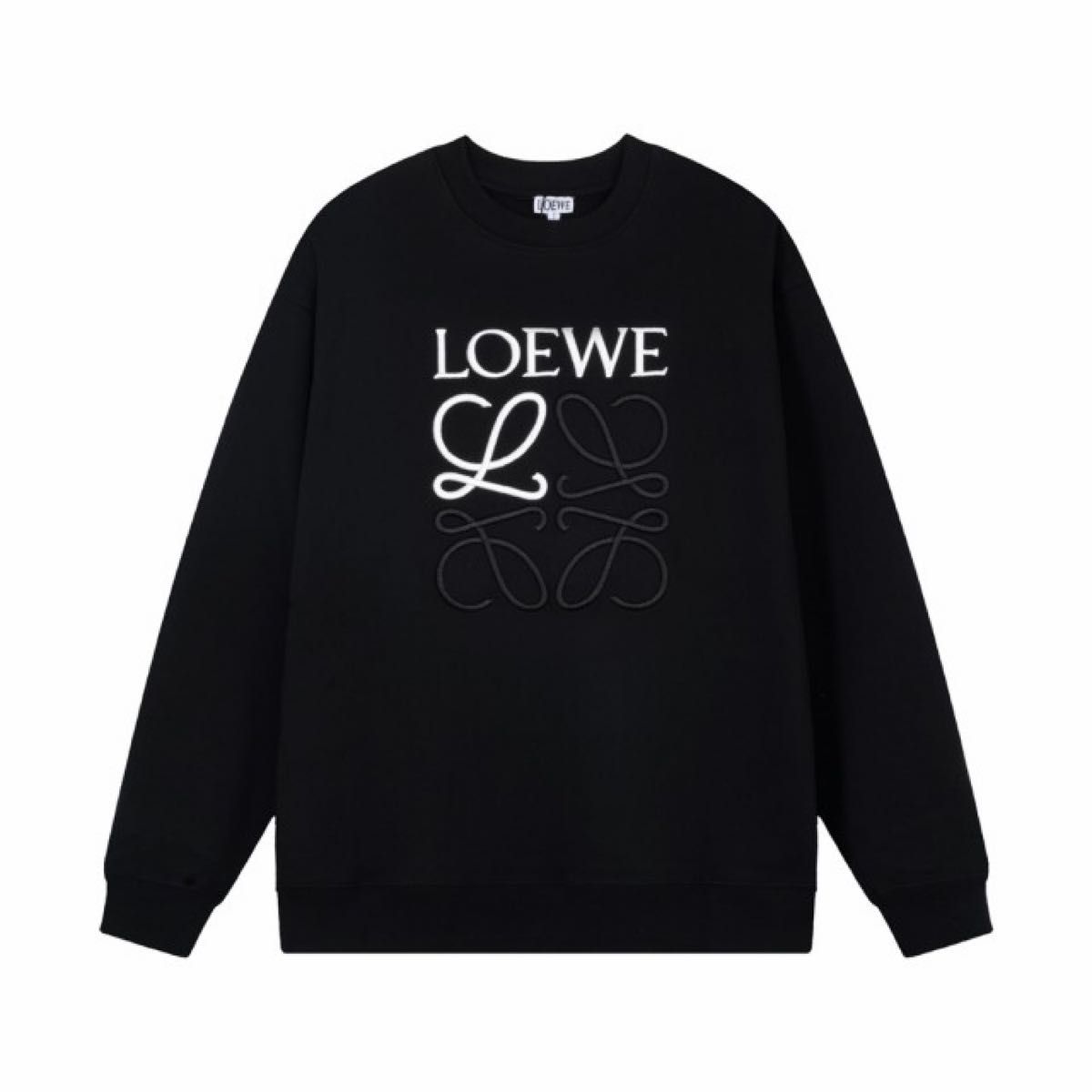 LOEWE ロエベ トレーナー スウェット 黒 ブラック 並行輸入品 LOEWE ロエベ トレーナー スウェット 黒 ブラック 並行輸入品