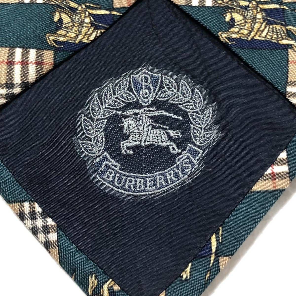 美品 BURBERRY バーバリー イタリア製【ロゴ ネイビー ホワイト 美品 BURBERRY バーバリー イタリア製【ロゴ ネイビー ホワイト