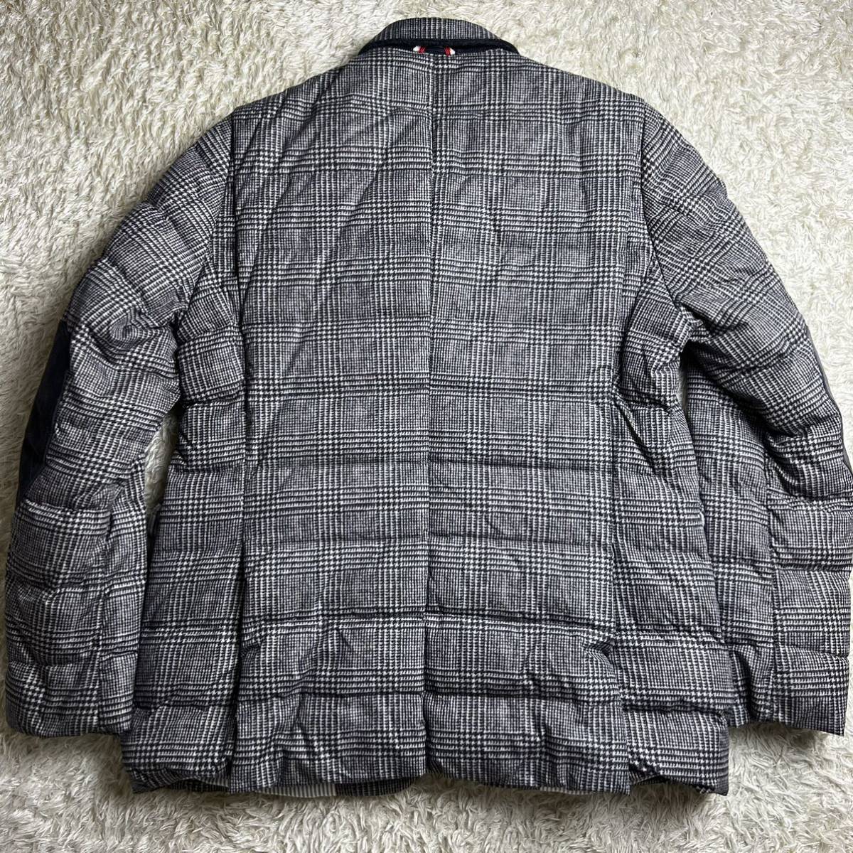 F07 希少L!!大人気グレンチェック☆MONCLER GAMME BLEU モンクレール