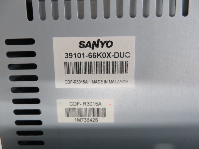 セルボ　HG21S　オーディオ　CD　AM　FM　プレーヤー　デッキ　ステレオ 　SANYO　39101-66K0X-DUC　純正　21062　伊t_画像10