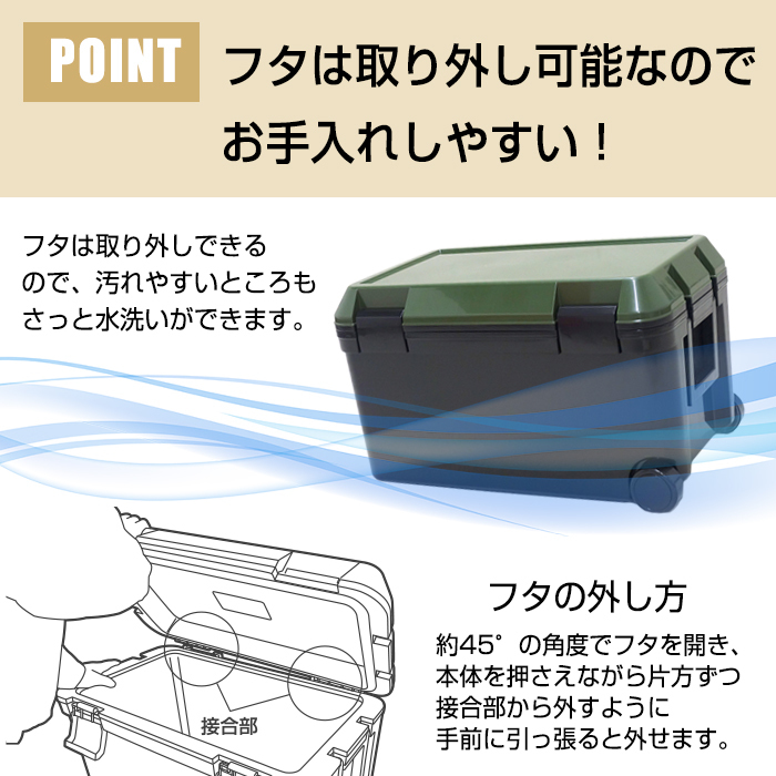 コールマン (COLEMAN) エクスカーションクーラー/16QT(STEEL BLUE) キャンプ用品 クーラーボックス ハードクーラー 小型 中型 10L～30L_画像7