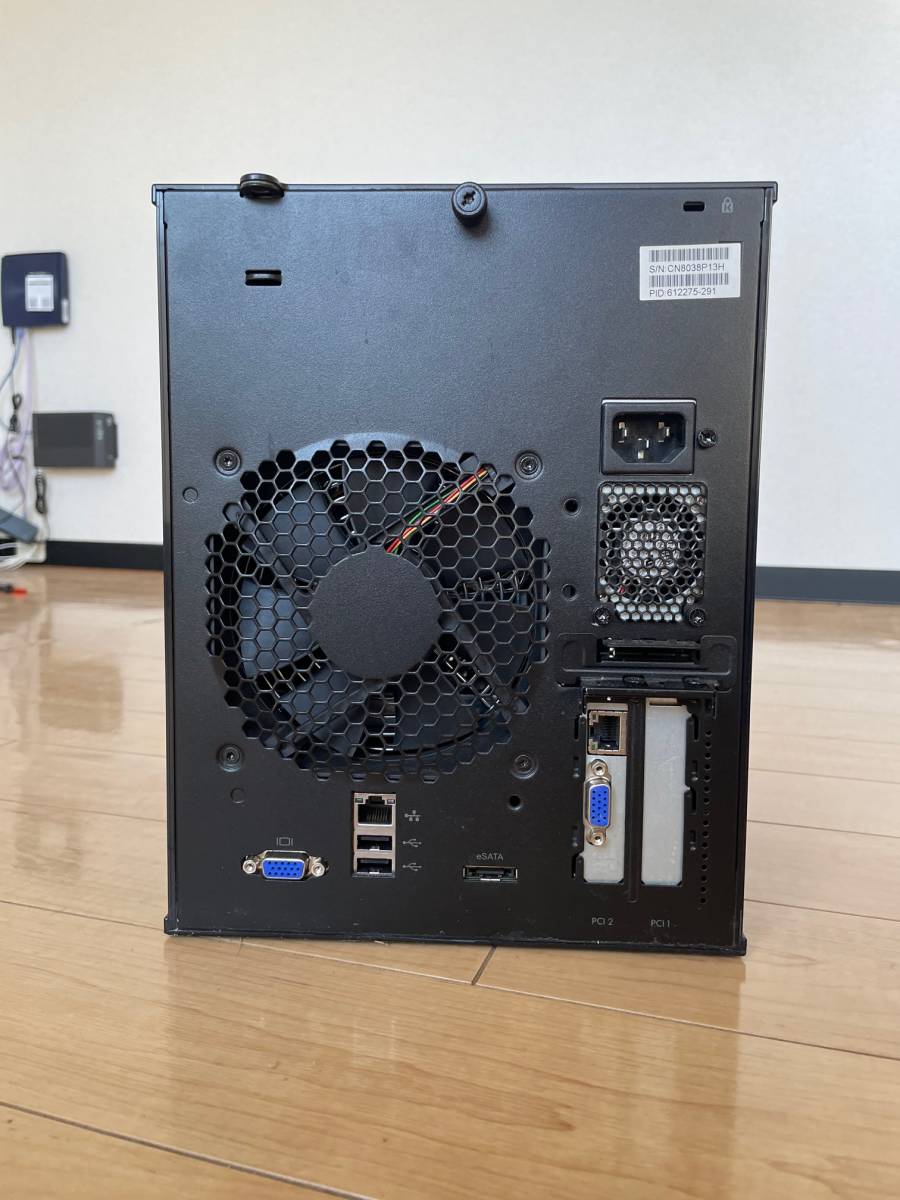 中古デスクトップ キューブ型サーバー HP ProLiant MicroServrt HSTNS-5151？の画像2