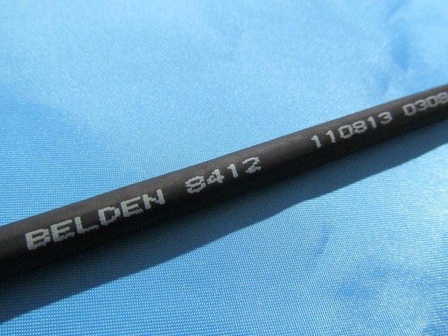 XLRケーブル 1本 2.5m | ケーブル：BELDEN ベルデン 8412 | プラグ：NEUTRIK_画像2
