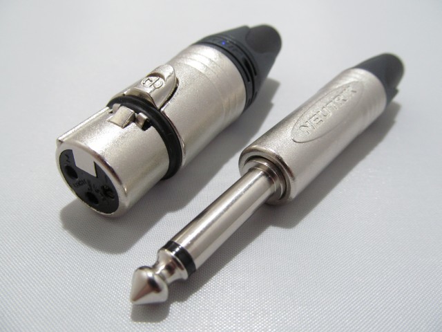 XLR( женский )-TS фоно кабель 1 шт. 1.0m | кабель :.. электрический провод T-4E6S | штекер :NEUTRIK