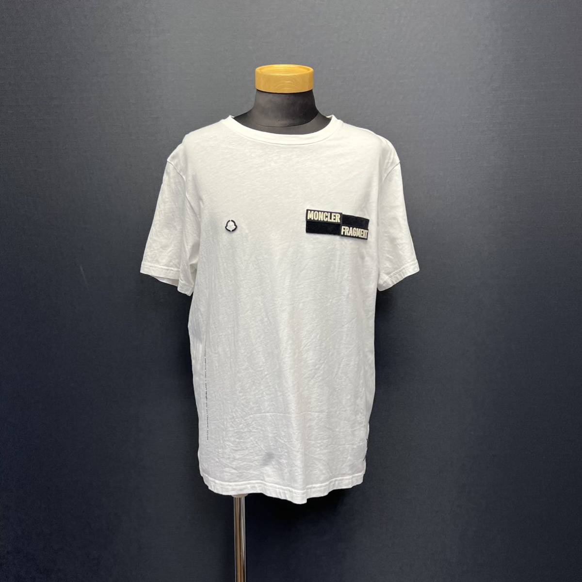 MONCLER × Fragment S/S TEE モンクレール フラグメント ショートスリーブ Tシャツ size S メンズ コラボ 半袖_画像1