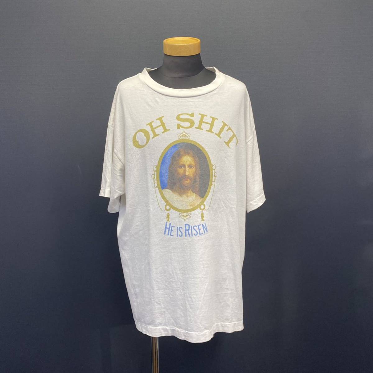 SAINT MICHAEL Vintage Processing Jesus Portrait TEE セントマイケル ヴィンテージ プロセシング ヘスス ポートレート Tシャツ size XL