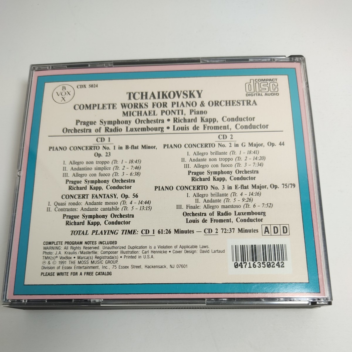 【廃盤】Tchaikovsky: Complete Works for Piano & Orchestra _画像2