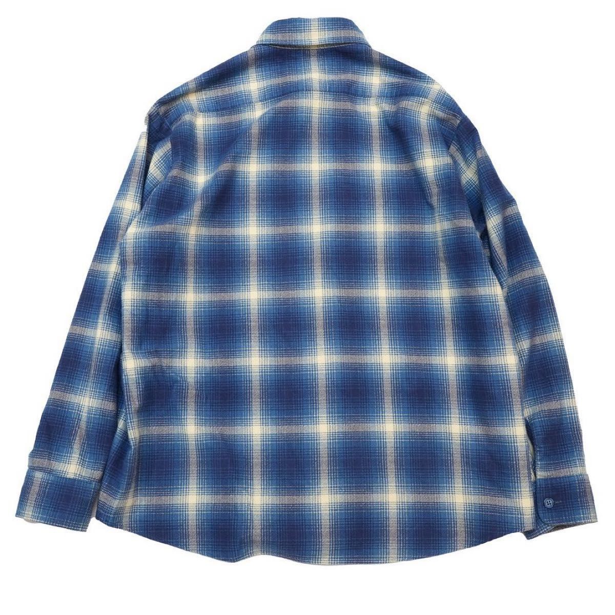 Subculture OMBRE CHECK SHIRT BLUE サイズ1 木村拓哉 キムタク Subculture OMBRE CHECK SHIRT BLUE サイズ1 木村拓哉 キムタク