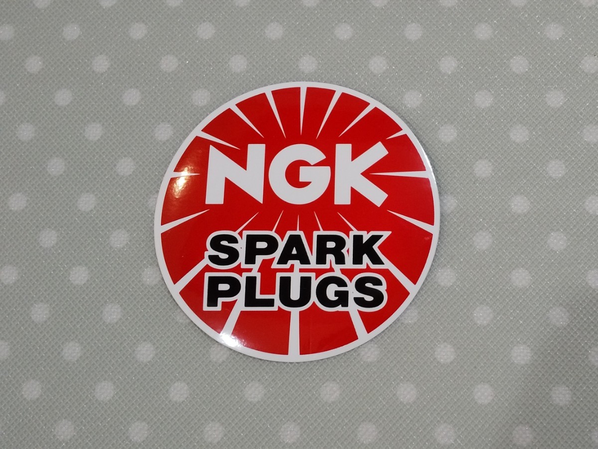 NGK SPARK PLUGS ステッカー　シール　デカール　NGKスパークプラグ　未使用 非売品 ノベルティ_画像2