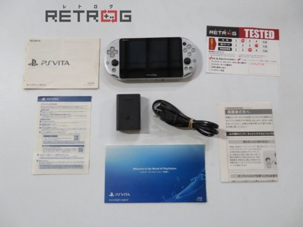 PlayStation Vita本体 （PCH-2000シリーズ） Wi-Fiモデル シルバー(PCH-2000ZA25) PS Vita_画像3
