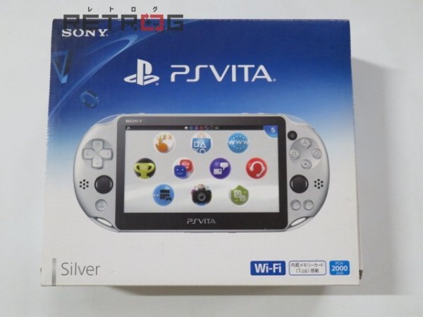 PlayStation Vita本体 （PCH-2000シリーズ） Wi-Fiモデル シルバー(PCH-2000ZA25) PS Vita_画像1