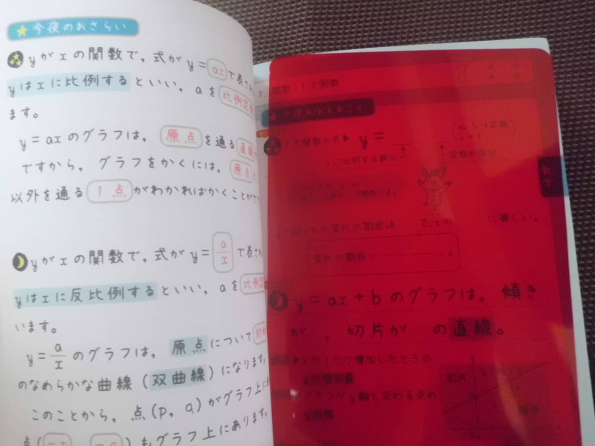 学研 寝る前5分暗記ブック 中1 ＆中2 ＆中3　高校入試　(計3冊セット)　送料185円～　中学5教科_画像2