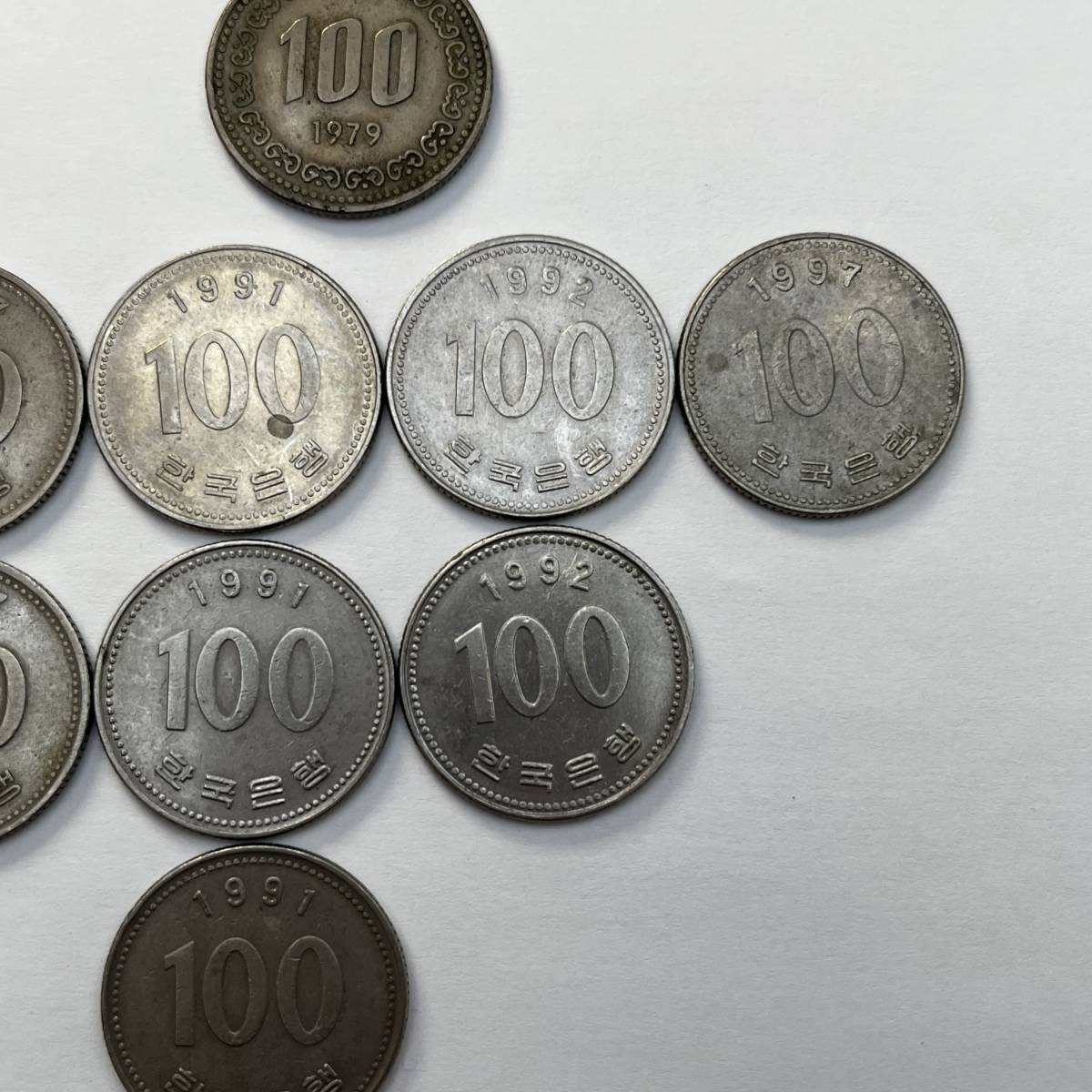 韓国 大韓民国 Korea 100ウォン 500ウォン コイン WON /古銭 特年 旧