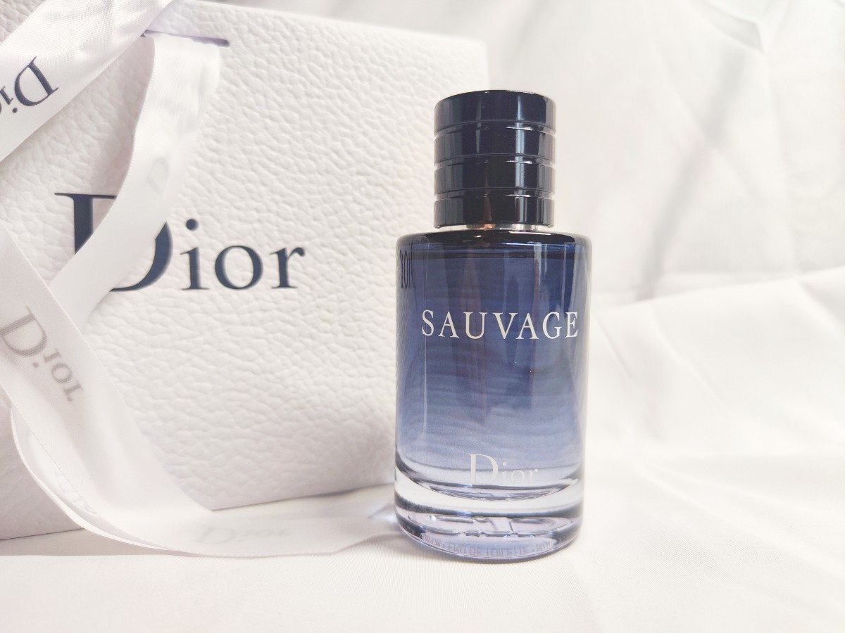 【ほぼ未使用】【送料無料】Dior ディオール SAUVAGE ソヴァージュ ソバージュ オードトワレ オードゥトワレ 60ml EDT オーデトワレの画像1